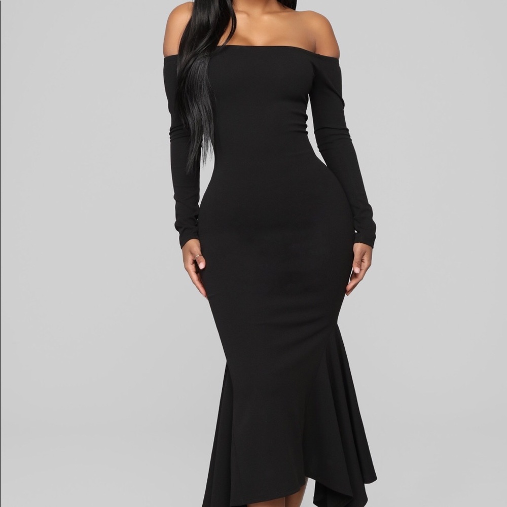 Off the shoulder fashion nova dress